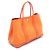 Borsa Tote TPM Garden Party di Hermès Rosso Arancione - vista 2