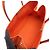 Borsa Tote TPM Garden Party di Hermès Rosso Arancione - vista 3