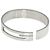 Bracciale in argento con logo G ritagliato di Gucci