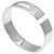 Bracciale in argento con logo G ritagliato di Gucci - vista 2