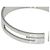 Bracciale in argento con logo G ritagliato di Gucci - vista 3