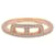 Ring Anello in diamante Link di Hermès D'oro  - vista 2