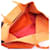 Céline Celine Horizontale Cabas Tasche Rot Orange  - Ansicht 3
