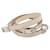 Hermès Hermes Gourmet Eskettle Triple Tour Z-Stamped Bracelet Silvery Cream  - view 1