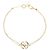 Bracciale Bvlgari Bulgari Fiorever ML 1PD D'oro