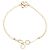 Bracciale Bvlgari Bulgari Fiorever ML 1PD D'oro - vista 2