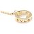 Bracciale Bvlgari Bulgari Fiorever ML 1PD D'oro - vista 6