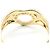 Elsa Peretti Anello a fascia Open Heart in oro giallo 18K di Tiffany & Co. D'oro - vista 4