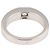 Cartier Tank Ring 1PD - 18K Weißgold Diamant Silber - Ansicht 3