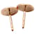 Boucles d'oreilles Stud Ex-Libris TPM en or rose 18K de Hermès Doré  - vue 3