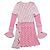 LoveShackFancy Kaelyn Mini Strickkleid Amor Pink Größe L - Ansicht 12