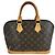 Borsa Alma Louis Vuitton in tela Monogram MM Marrone
