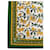 Hermès 'Hunt in India' Cotton Table Set with Box and Bag White Golden Green Yellow Dark green  - view 6