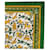 Hermès 'Hunt in India' Cotton Table Set with Box and Bag White Golden Green Yellow Dark green  - view 7