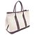 Bolsa Tote PM Garden Party da Hermès Bege Roxo - vista 2
