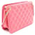 Borsa a Spalla Chanel Matelassé Coco Mark Rosa - vista 2