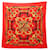 Sciarpa Hermès Carré 90 Eperon d'or Rosso Multicolore