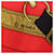 Sciarpa Hermès Carré 90 Eperon d'or Rosso Multicolore - vista 2