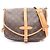 Borsa a Spalla Saumur 30 Louis Vuitton Marrone