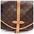 Borsa a Spalla Saumur 30 Louis Vuitton Marrone - vista 8
