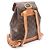Zaino/borsa Montsouris MM Louis Vuitton Marrone - vista 2