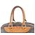 Sac tote en cuir Monogram Deauville Louis Vuitton Marron - vue 2