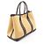 Borsa Tote TPM Garden Party Hermès Marrone Giallo Damier ebene - vista 2