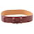Hermès Collier de Chien Leder Gürtel Bordeaux