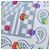 Sciarpa Hermès Carre 60 SANGLES IN ZIGZAG BANBANA con pois arcobaleno Blu Multicolore - vista 4