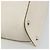 Borsa a mano Gancini in pelle bianca e argento di Salvatore Ferragamo Auth bs34555 Bianco - vista 13
