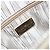 Borsa a mano Gancini in pelle bianca e argento di Salvatore Ferragamo Auth bs34555 Bianco - vista 17