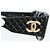 Occhiali da sole CHANEL in plastica Neri CC Auth YKZ400 Nero - vista 5