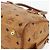 Borsa Boston MCM Logogram Vicetos PVC Marrone Oro Auth 178073A D'oro - vista 10