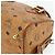 Borsa Boston MCM Logogram Vicetos PVC Marrone Oro Auth 178073A D'oro - vista 12