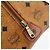 Borsa Boston MCM Logogram Vicetos PVC Marrone Oro Auth 178073A D'oro - vista 14