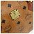 Borsa Boston MCM Logogram Vicetos PVC Marrone Oro Auth 178073A D'oro - vista 15
