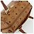 Borsa Boston MCM Logogram Vicetos PVC Marrone Oro Auth 178073A D'oro - vista 6
