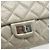 Borsa a Spalla CHANEL Chain Matelassé 2.55 in Pelle di Agnello con CC Argento Auth ka4200V - vista 18