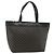Céline Borsa a mano in tela Macadam CELINE in pelle PVC nera e oro Auth 178219A Nero D'oro