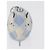 LOEWE Portachiavi Elefante in Pelle Azzurro Chiaro Auth 178998SAM Blu chiaro - vista 3