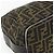 Bolso de mano de lona Zucca FENDI negro y marrón Auth bs34936 Castaño - vista 14