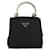 PRADA Borsa a mano con catena in nylon nero e oro Auth bs34582 D'oro - vista 13