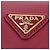 PRADA Borsa a Spalla con Catena Nylon Rosa Oro Auth 177013V D'oro - vista 19