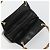 Bolso de mano de cuero Gucci Bamboo negro y dorado Auth 177513 - vista 6