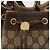 Gucci Borsa Sherry Line GG Supreme Web in PVC beige e oro 164 02 034 Auth 177007 D'oro - vista 14