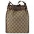 Gucci Borsa Sherry Line GG Supreme Web in PVC beige e oro 164 02 034 Auth 177007 D'oro - vista 3