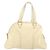 SAINT LAURENT Muse Borsa a Mano Punta Pelle Patinata Avorio Oro 156464 Auth 177545 D'oro Crudo - vista 3