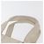 CHANEL Borsa a Mano Choco Bar Pelle Bianca Argento CC Auth 178206 Bianco - vista 8
