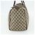 Borsa GUCCI GG Supreme Web Sherry Line PVC Beige Rosso Auth 177775 - vista 4
