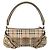 Borsa a spalla Nova Check in PVC Beige Oro Auth bs35011 di BURBERRY D'oro - vista 13